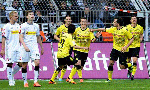 Monchengladbach 2 - 0 Borussia Dortmund (Đức 2013-2014, vòng 8)