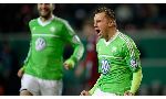 Wolfsburg 2 - 1 Werder Bremen (Đức 2014-2015, vòng 6)